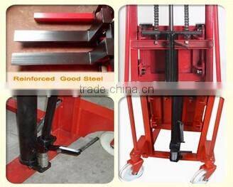 High quality hand forklifts / 2 t 1.6m hydraulic manual hand stacker