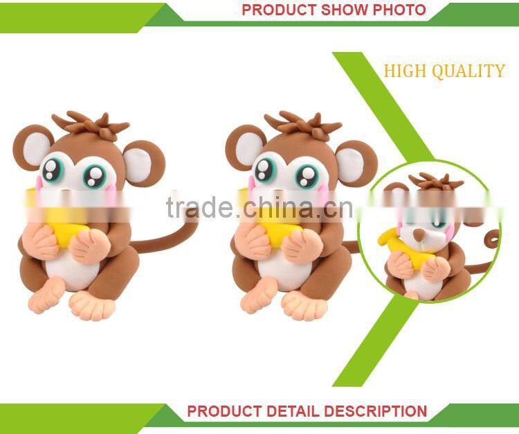 Hot sale kids play funny monkey toys modeling clay playdough sets