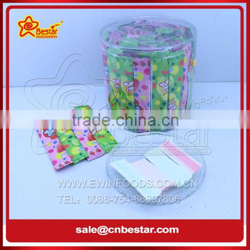 Milk Flavor Chewing Candy Jar Packing