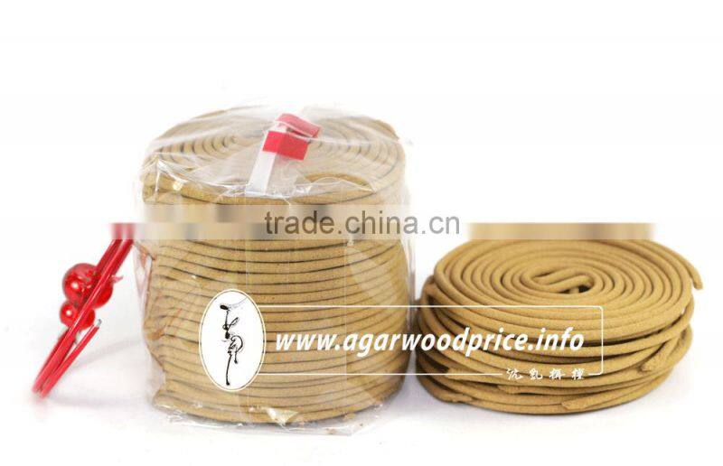 Agarwood incense coils - When burning, it has a sweet and mild scent