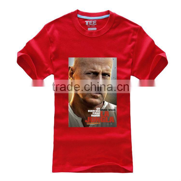 2013 Die Hard Bruce Willis Willis Men's and Women's Cotton Short-sleeved T-shirt Nanchang