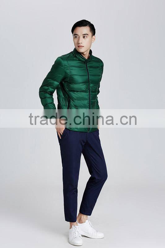 2015 customized winter duck down jacket for men