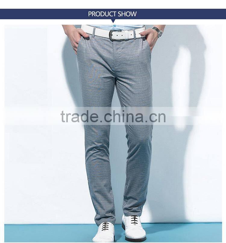The middle-aged male casual pants summer thin breathable linen business size cotton men loose trousers custom