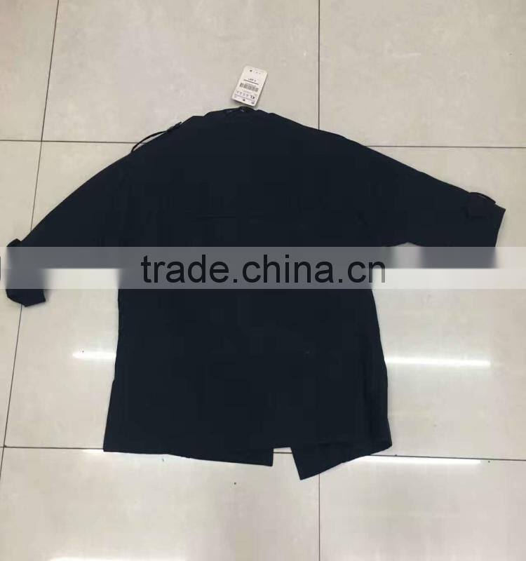 women latest fashion black short suit jacket factory closeout