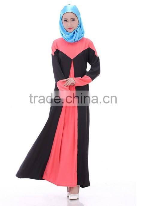latest fashion middle aged women elegant muslim long dress