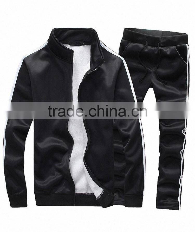 mens suit/warm male sport fleece suit/male Cardigan men's fleece suits autumn leisure coat