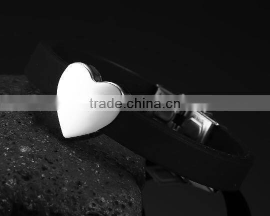 2016 New Personality Bracelet & bangle Genuine silicone Men Bracelet