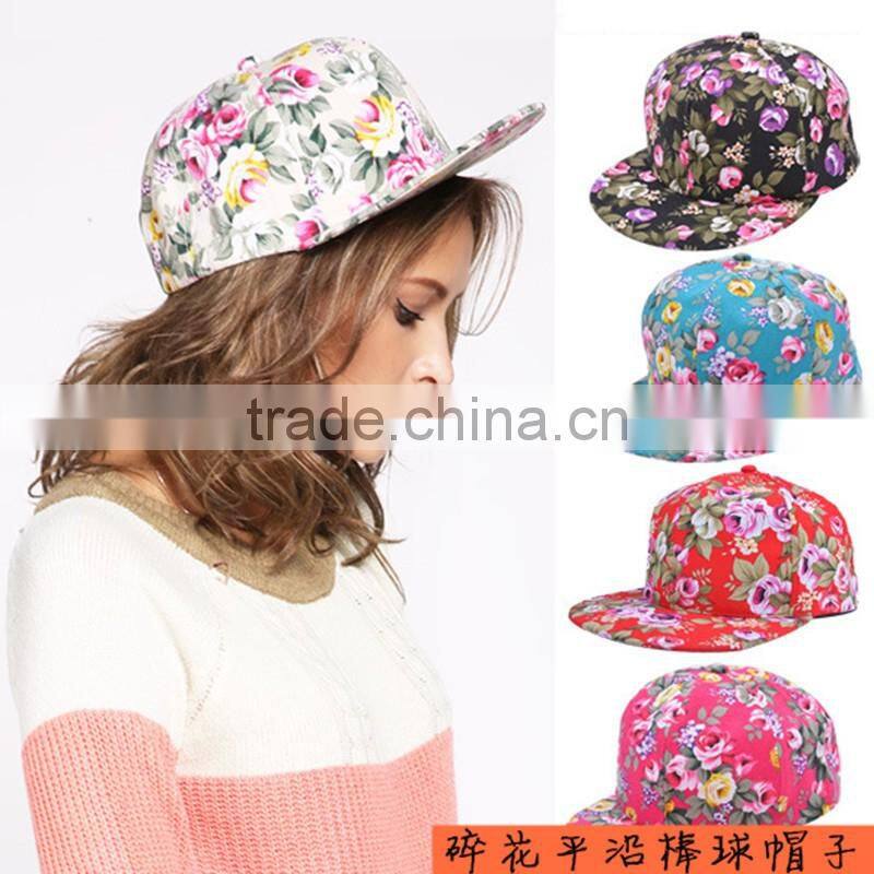 Woman Printing Big breasted Sunhat /Cotton Ladies Sports hats
