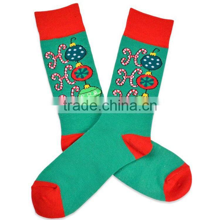China factory merry christmas custom sublimation blank bulk wholesale socks
