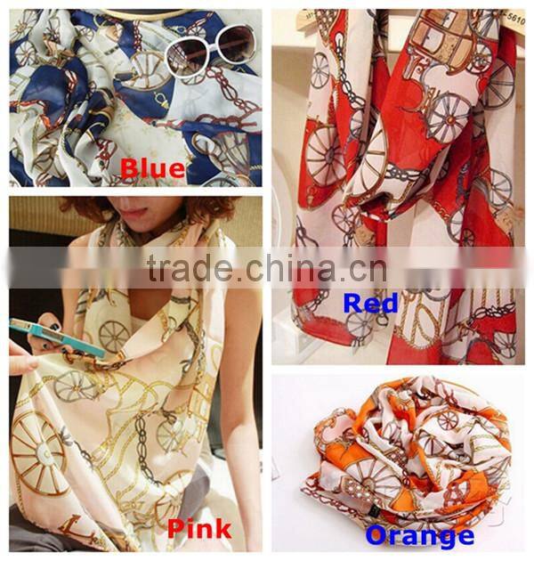 Cheap price new arrival 4 color choice design high quality chiffon material women's fashion hijab scarf
