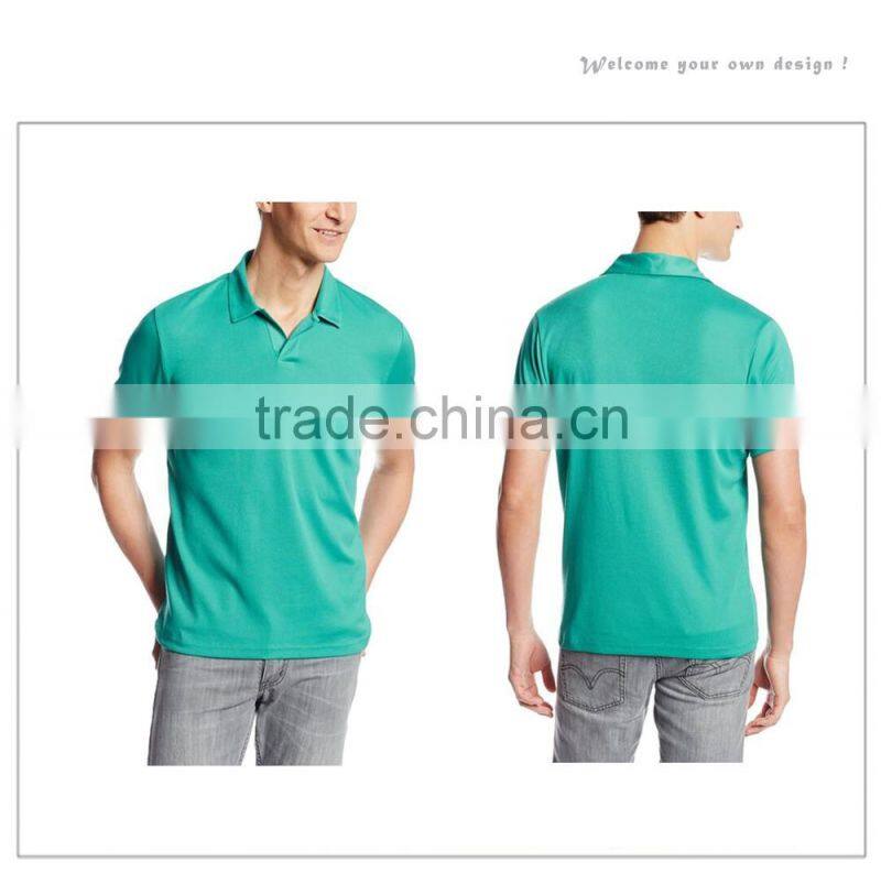 2015 wholesale casual men 100% cotton blank polo shirt cheap