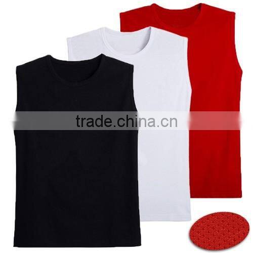Custom Plain Dri-fit sleeveless t shirt for trainning T13351