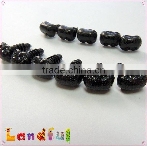 Black Safety Nose Dog Nose Amigurumi Nose for Plush Animal Bear