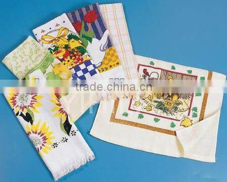 100% cotton velour kitchen towel with high quality