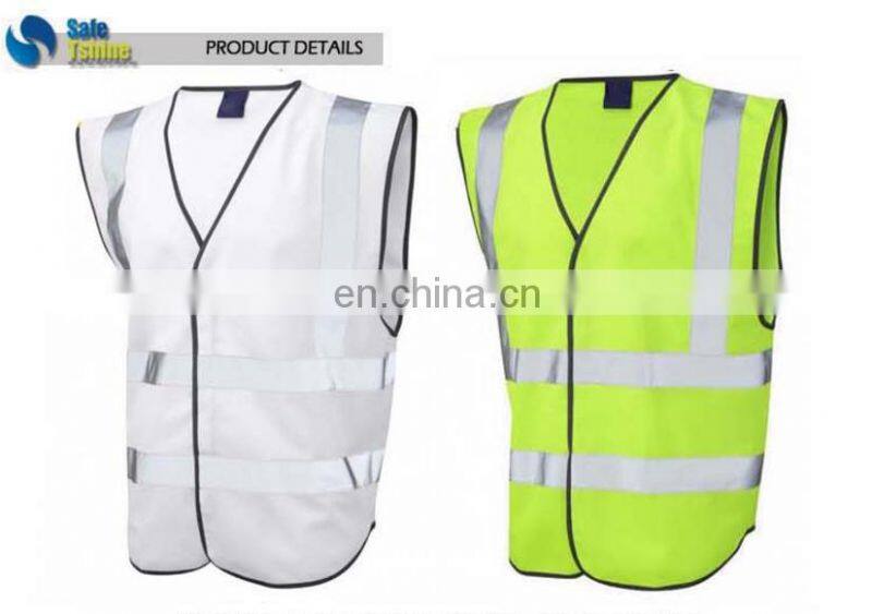 Reflective vest good quanlity white safety vests