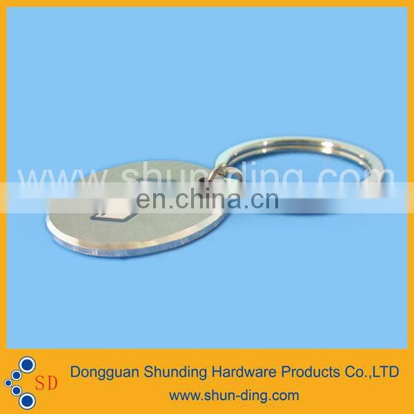 custom metal barcode key tags