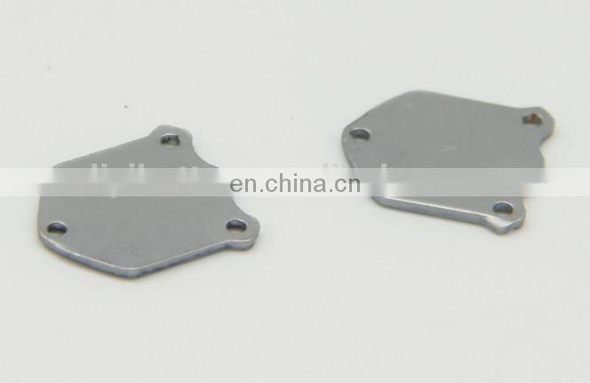 fashionable style matte nickel three holes sewing metal label