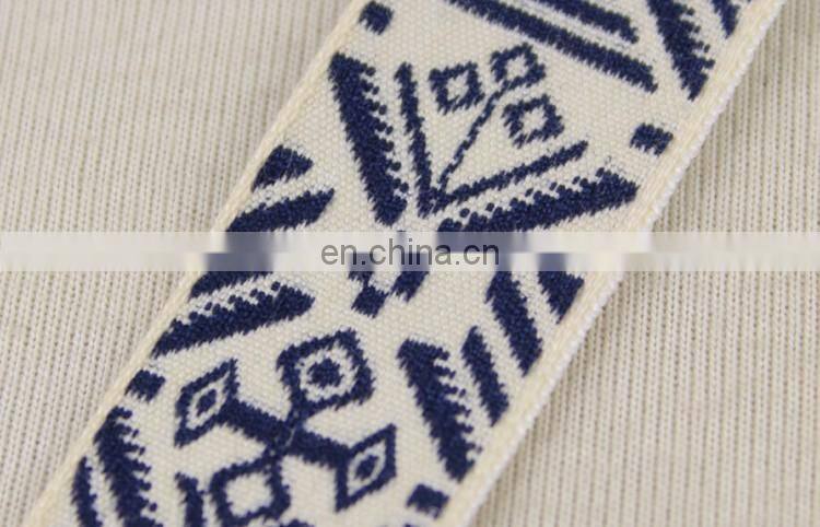 Hot sale fashionable jacquard ribbon trim wholesale