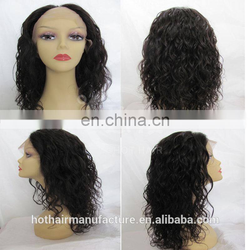 Fashion wig! U-part wigs with 0.5" lace front ,HOT SALES!lace front wig