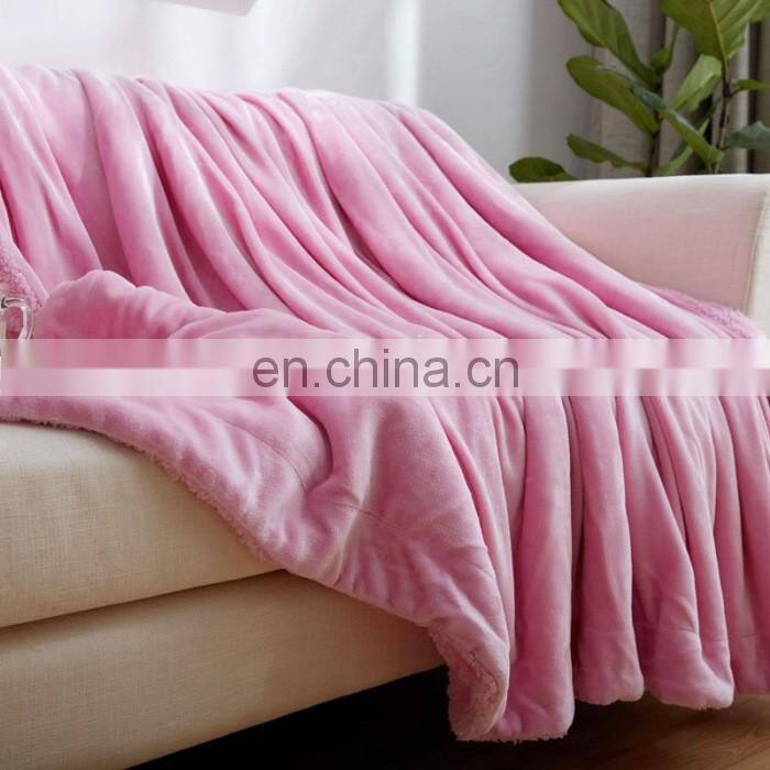 Warm super soft ceramic fiber arab cold electric heating double bed emergency nepal blanket fabric