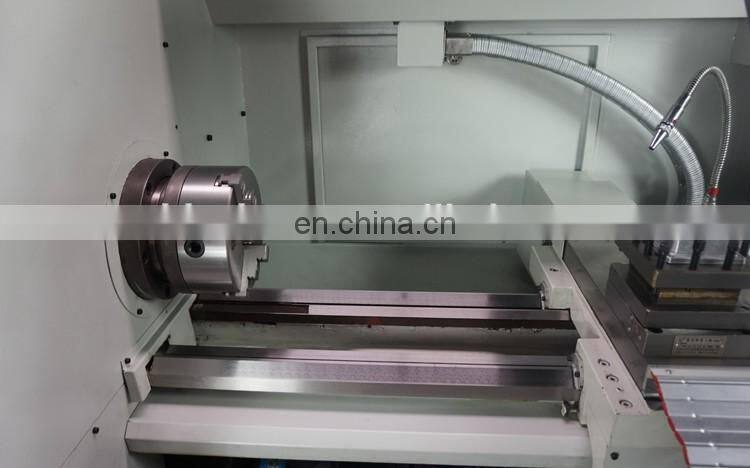 China horizontal hydraulic chuck and tailstock cnc lathe with Fanuc controller CK6136A-2