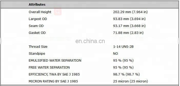 Hot Sale ISF2.8 ISF3.8 Diesel Engine Parts Fuel Filter 3973233 Fuel Water Separator FS19732