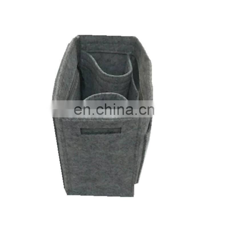 factory directly wholesale Felt Cosmetic Accessory handle Bag