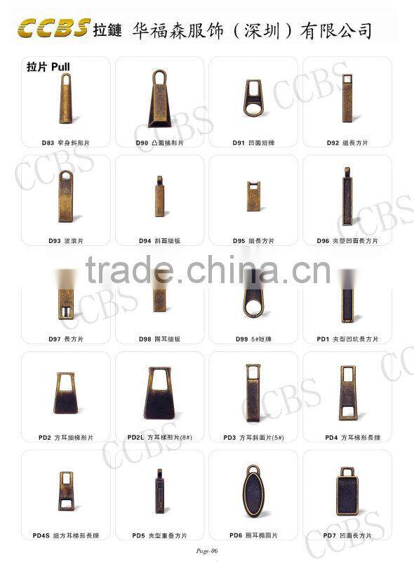 No.5 Nylon Non Lock Slider with customized logo