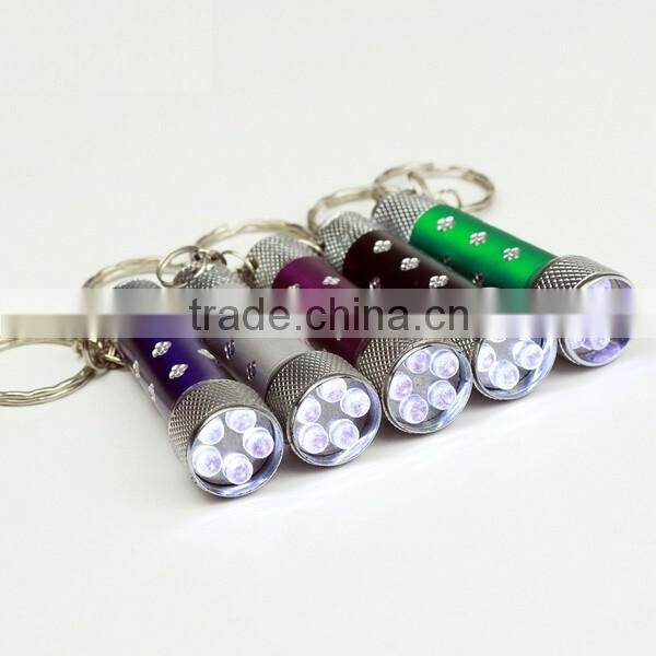 Wholesales LED torch mini led kaychain for promotion gift
