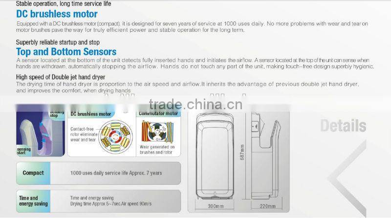 dryer for hand jet hand dryer