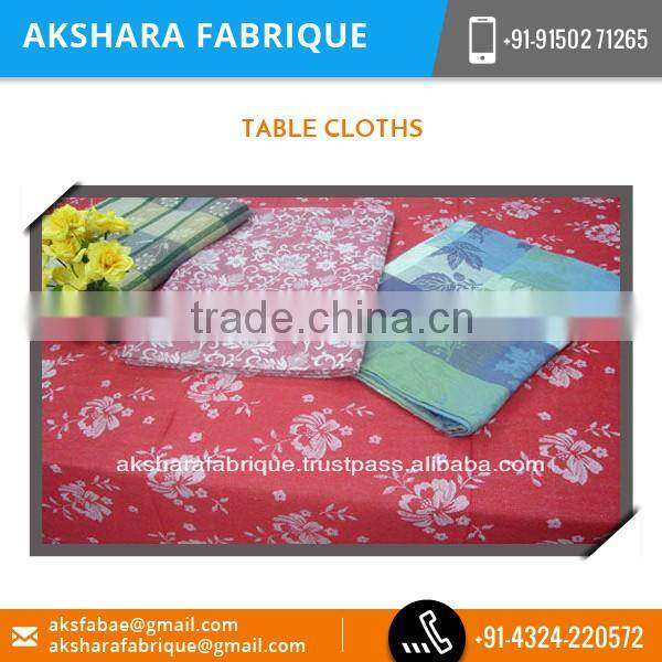 Hot Sale on Most Demanded Pure Cotton Table Cloth by Leading Industries