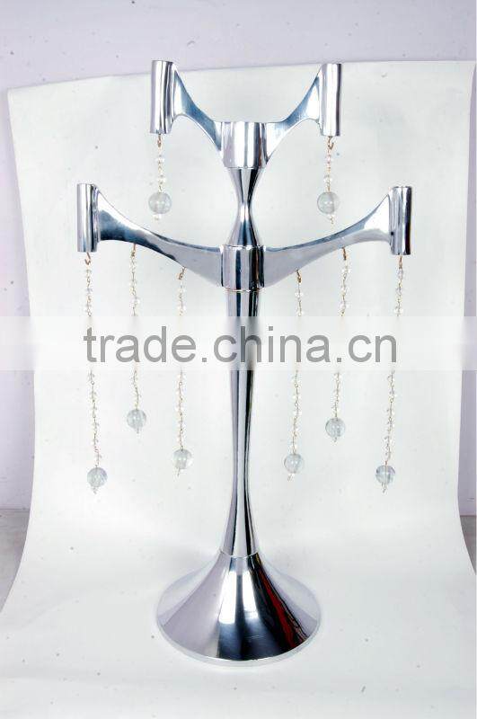 Floor Wedding Candelabra with Crystal Ball