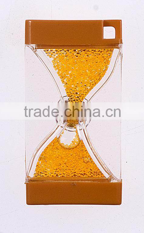 Mini Colorful Liquid Sand Timer Keychain, Custom Fridge Magnet