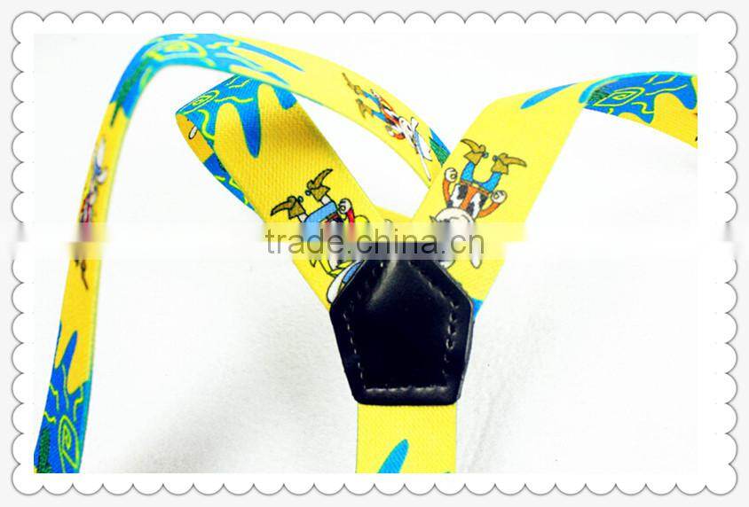 Kids Fancy printing braces suspenders