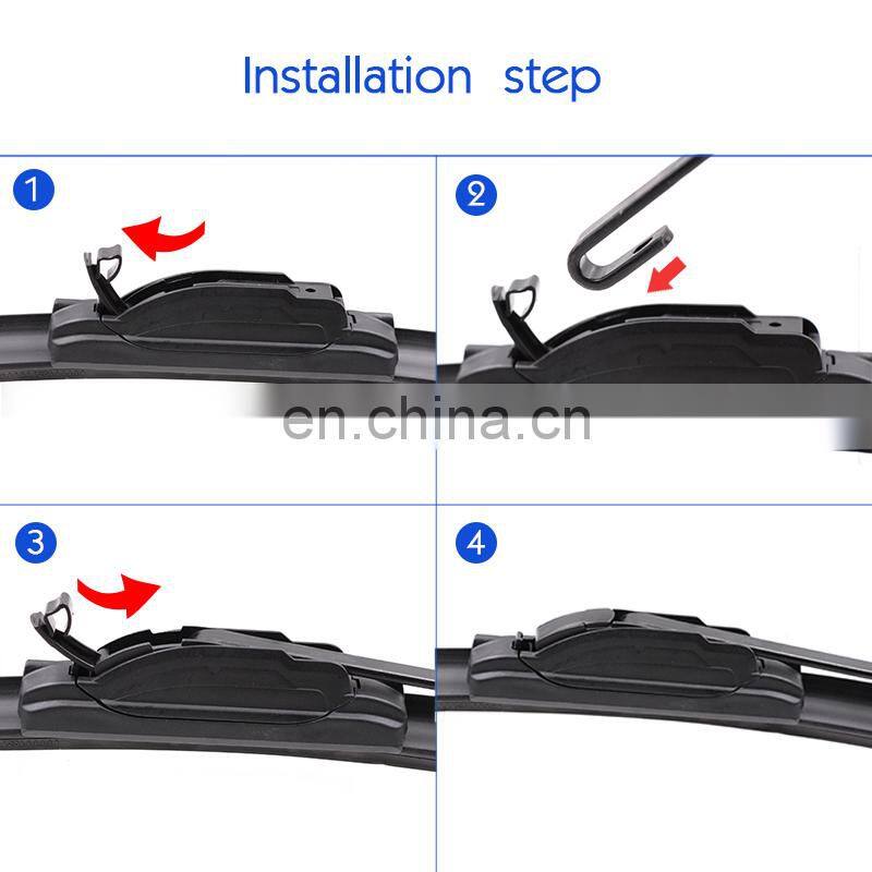 flat wiper blade multi functional New designwiper blade heated wiper blade