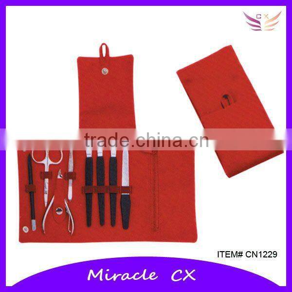 black folding manicure set cheap corporate gifts