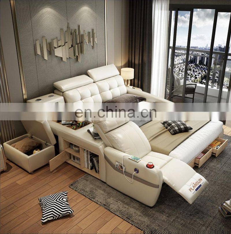 New Storage Nugabest Spa Massage Bed With USB&LED Bedroom Furniture Massage Bed Sets
