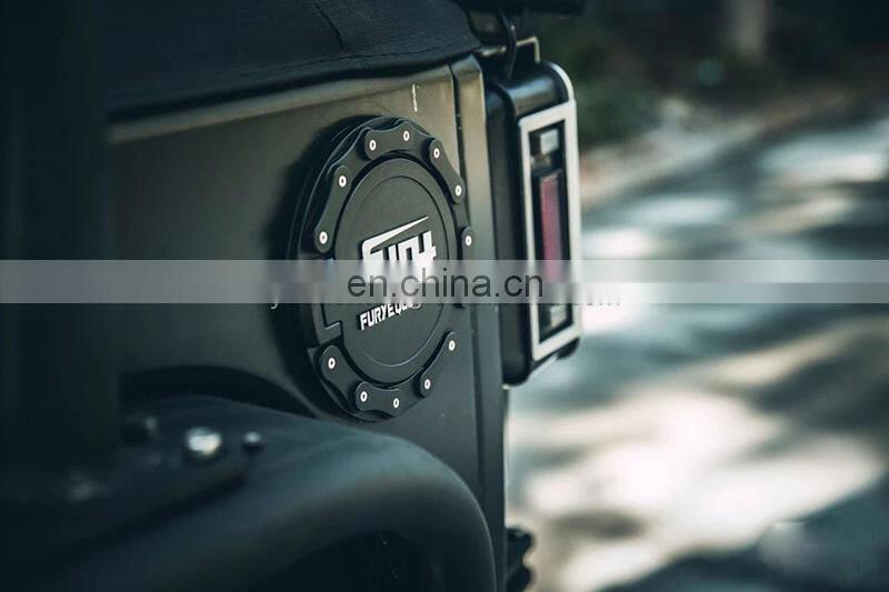 Offroad Car Black Gas Cover for Jeep Wrangler JK 07+ Accessories Tank Cover