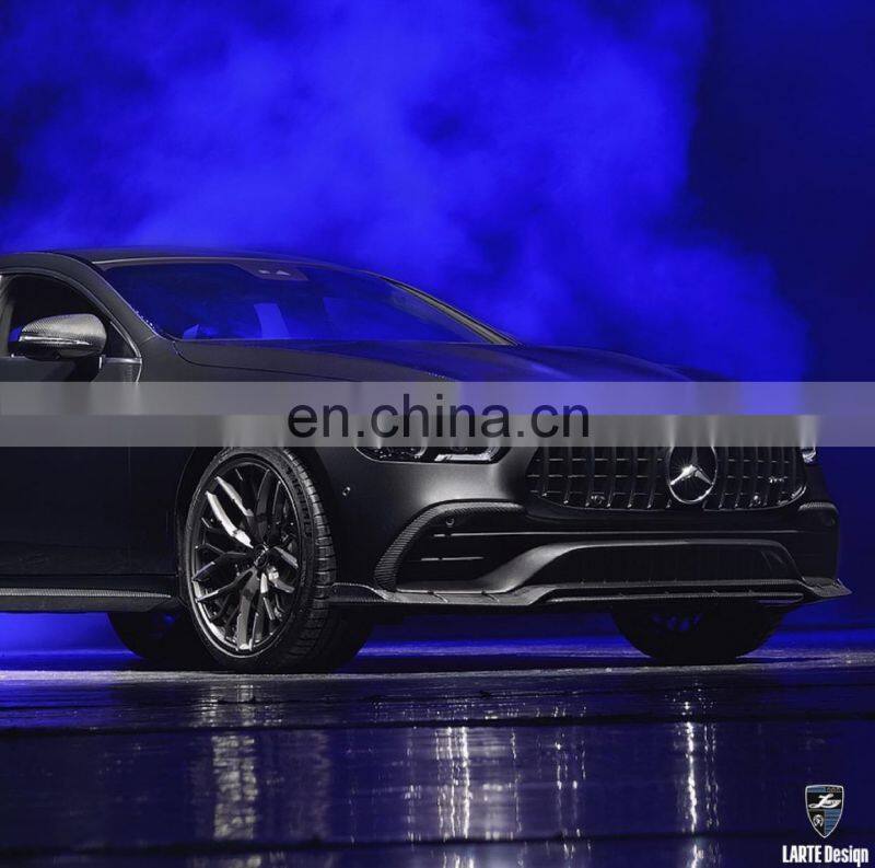 Runde Newest For Mercedes-Benz AMG GT 43 50 53 GT63S Upgrade Larte Design Body Kit Front Lip Rear Lip Spoiler Top Wing