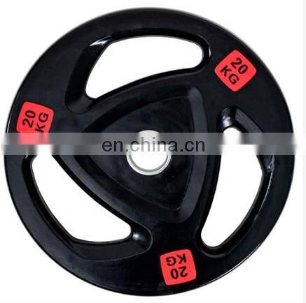 Rubber grip weight plates fitness Equipment