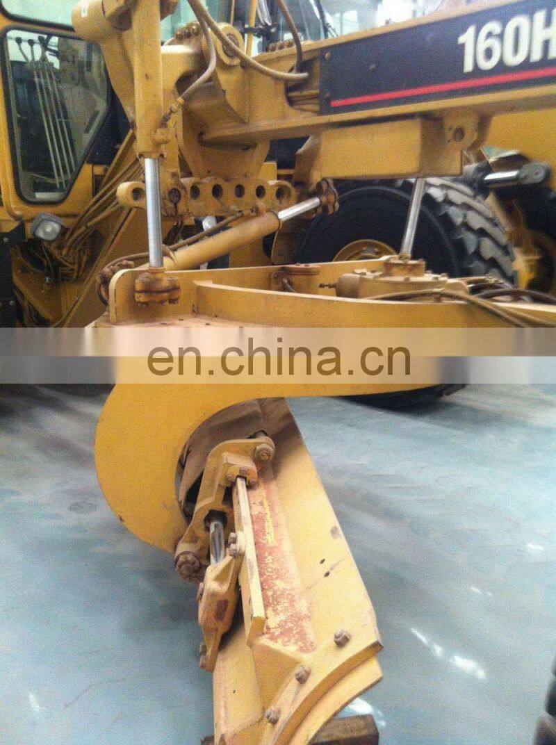 China used Caterpillar 160H motor grader, cat 160H road construction graders