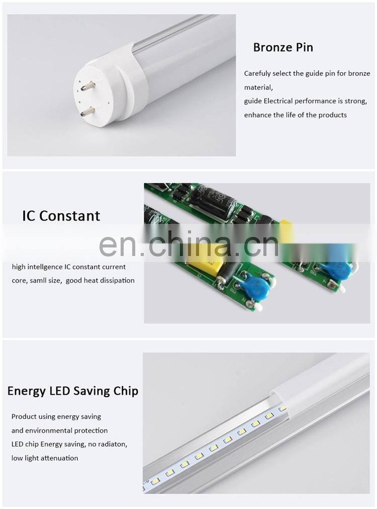 2FT 4FT Lighting Tubes Housing Fluorescent Fixture 18W Integrated T8 LED Tube