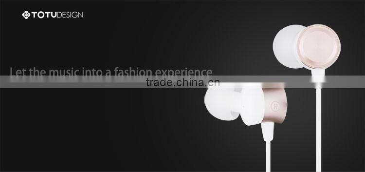 TOTU 2015 New product Mobile Phone Cheap Earphone with Mic