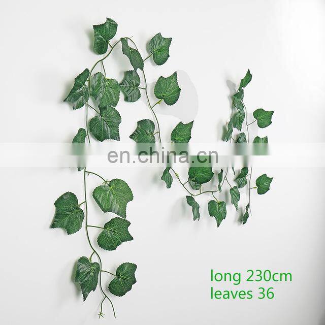 Green Silk Artificial Hanging Ivy Leaf Garland Plants Vine Leaves Diy For Home Decoration Garden Party Decor