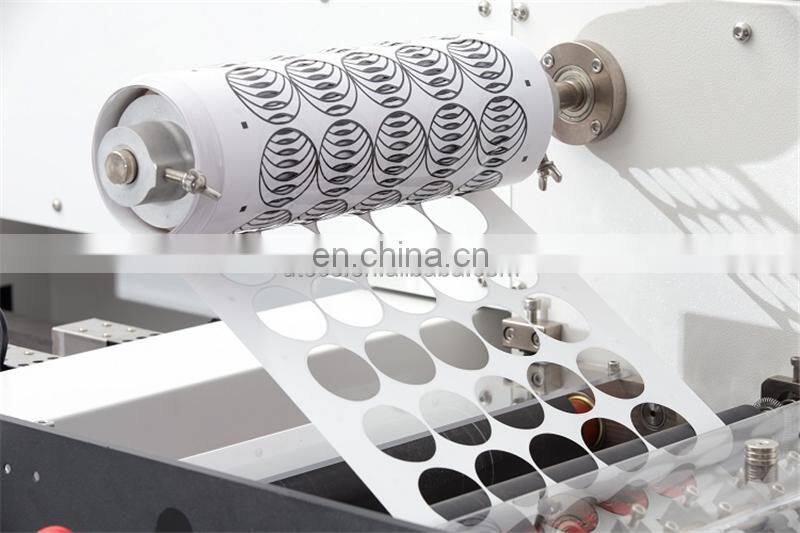UD320 Automatic medicine Hangtag hang tag label Digital Die Cutting Machine, PAPER PP PE FILM roll sticker rotary die cutter