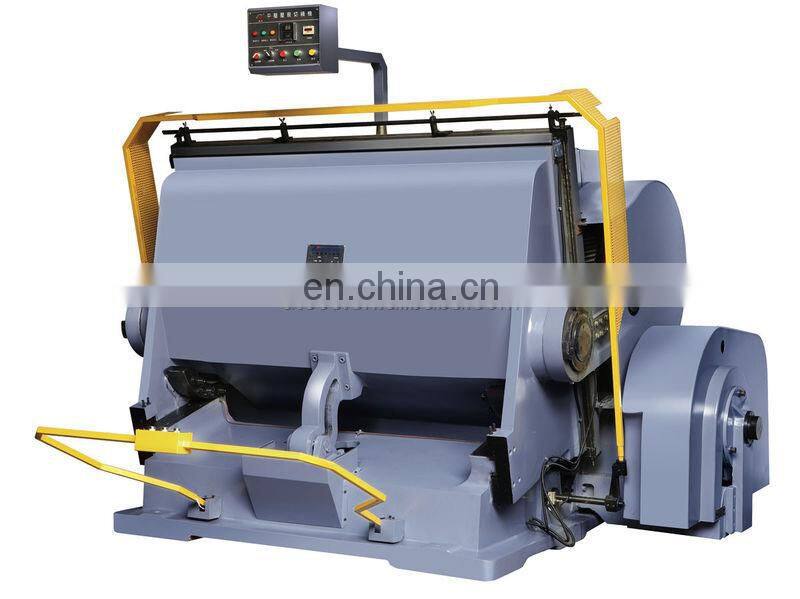 ML1100 CE Flatbed Paper Manual Die Cutting and Creasing Machine, Flat Bed Corrugated Carton Cardboard Die Cutter Press