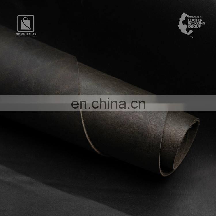 Exclusive Range of Full Grain Sustainable 22 sqft Vegetable Tanned Cow Genuine Leather for Sale