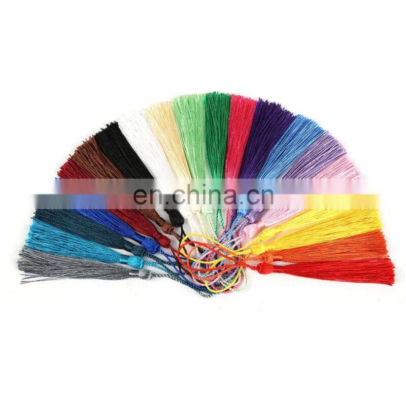Polyester Silk Tassel Fringe 13cm Cotton Tassels Trim For Sewing Curtains Accessories
