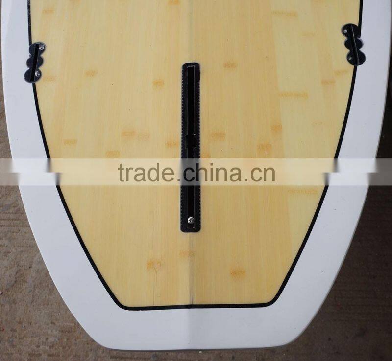 11'Epoxy bamboo stand up paddle board SUP surfboard hot sale fiberglass board