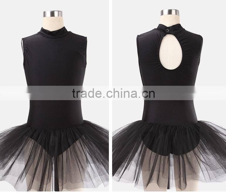 Beijing Plant Wholesale Graceful 3 Layers Girls Black Ballet Performance Tutus
